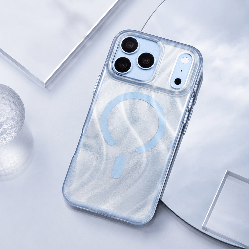 iPhone 18 Pro Max Kılıf M-safe Şarj Özellikli Mutural Glow Desert Serisi Kılıf