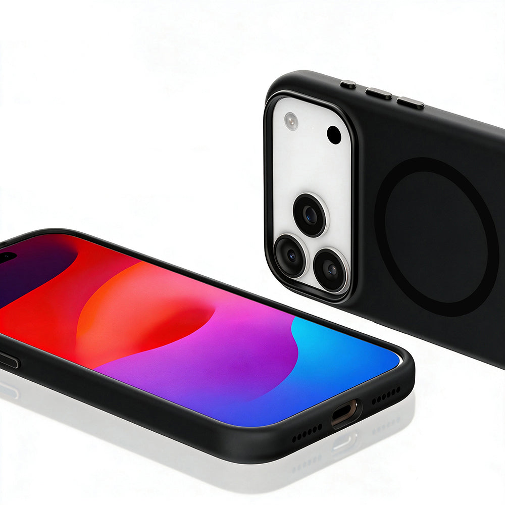 iPhone 18 Pro Max Kılıf M-safe Şarj Özellikli Mutural Pure Serisi Kılıf