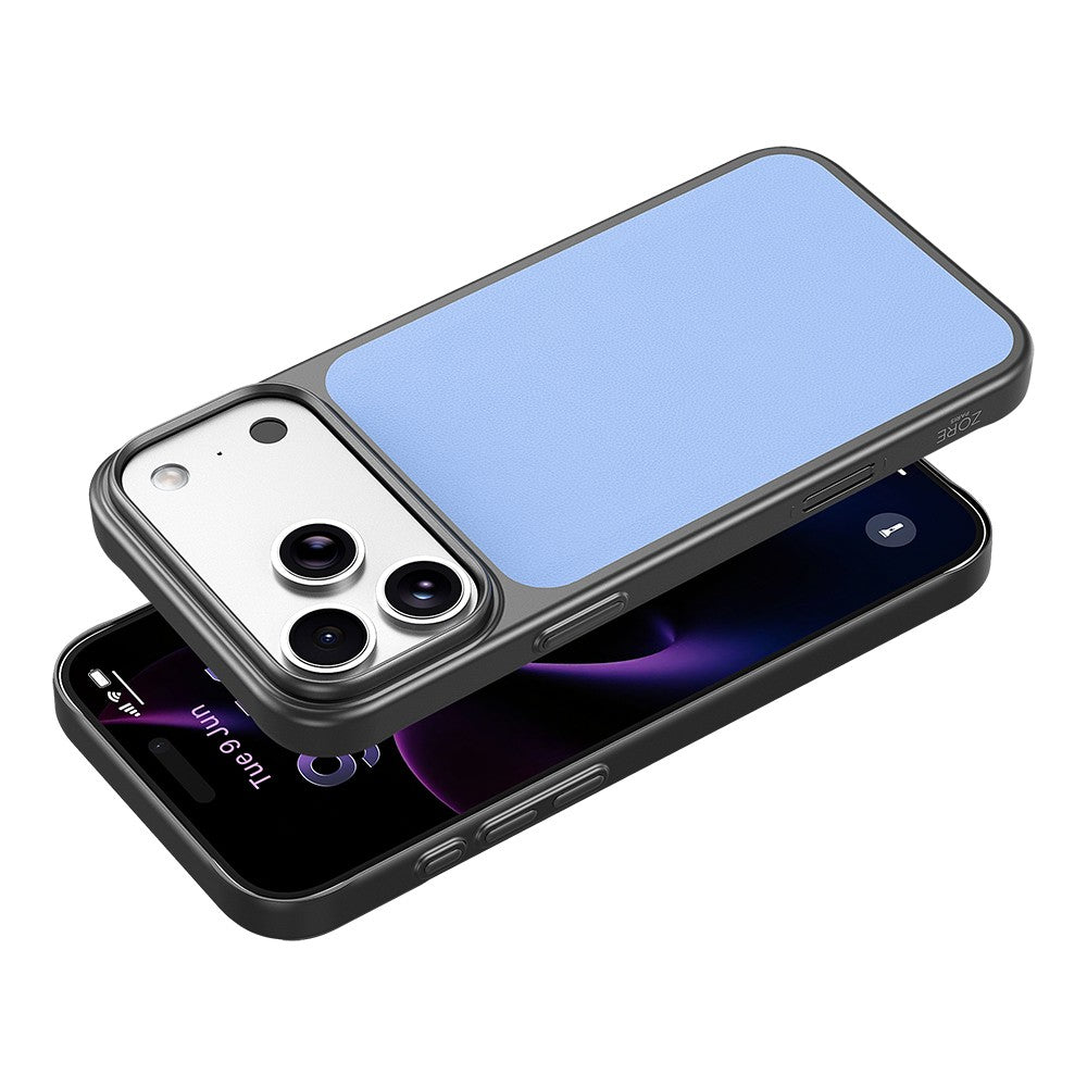 iPhone 18 Pro Max Kılıf M-Safe Şarj Özellikli PU Zore Paris Trexo Sert PC Kılıf