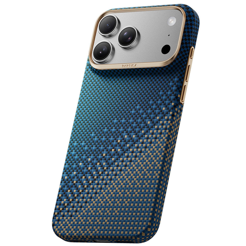 iPhone 18 Pro Max Kılıf M-safe Şarj Özellikli Raptic Aramid Skin Serenity Serisi Karbon Kılıf