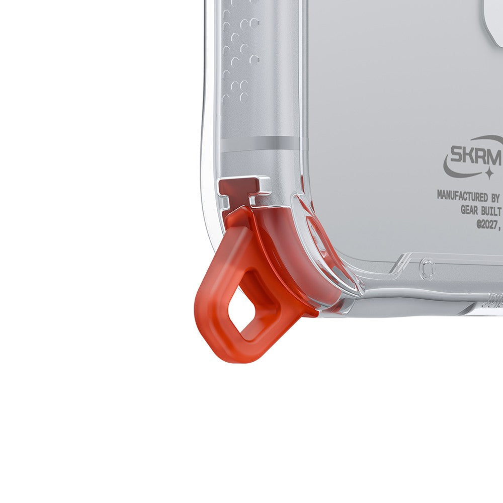 iPhone 18 Pro Max Kılıf M-safe Şarj Özellikli Şeffaf Airbag Tasarımlı Skinarma Saido Mag-Charge Kılıf