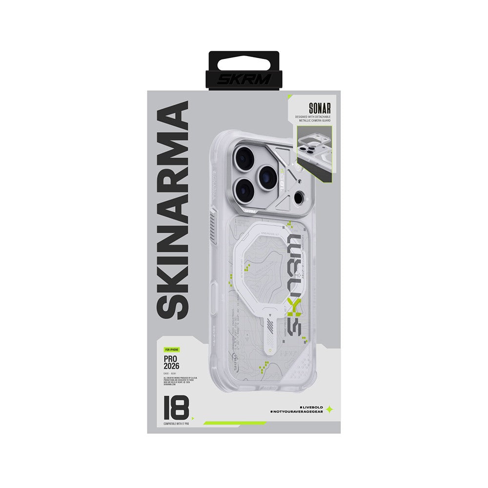 iPhone 18 Pro Max Kılıf M-safe Şarj Özellikli Skinarma Sonar Kılıf