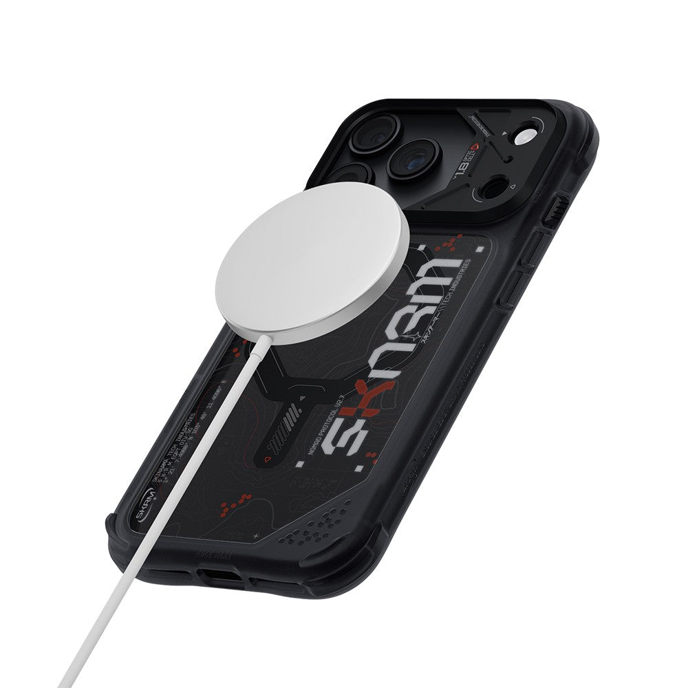 iPhone 18 Pro Max Kılıf M-safe Şarj Özellikli Skinarma Sonar Kılıf