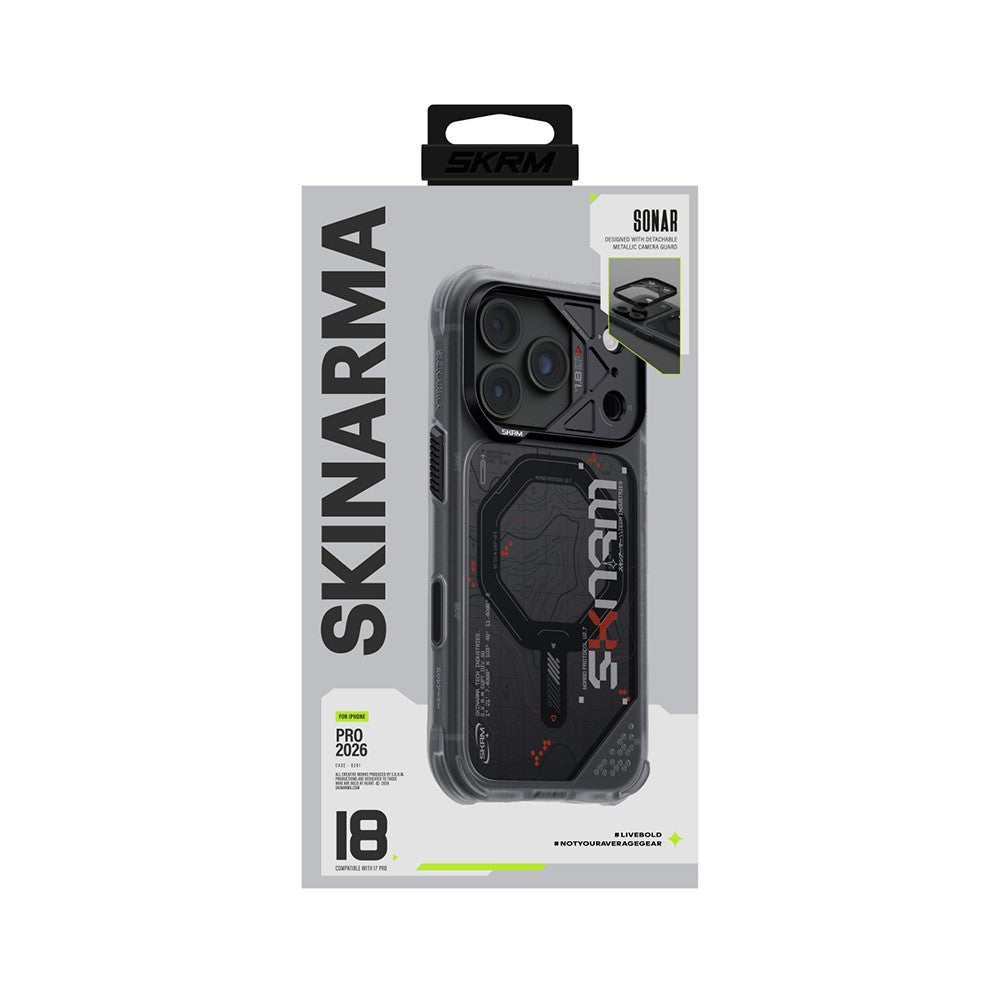 iPhone 18 Pro Max Kılıf M-safe Şarj Özellikli Skinarma Sonar Kılıf