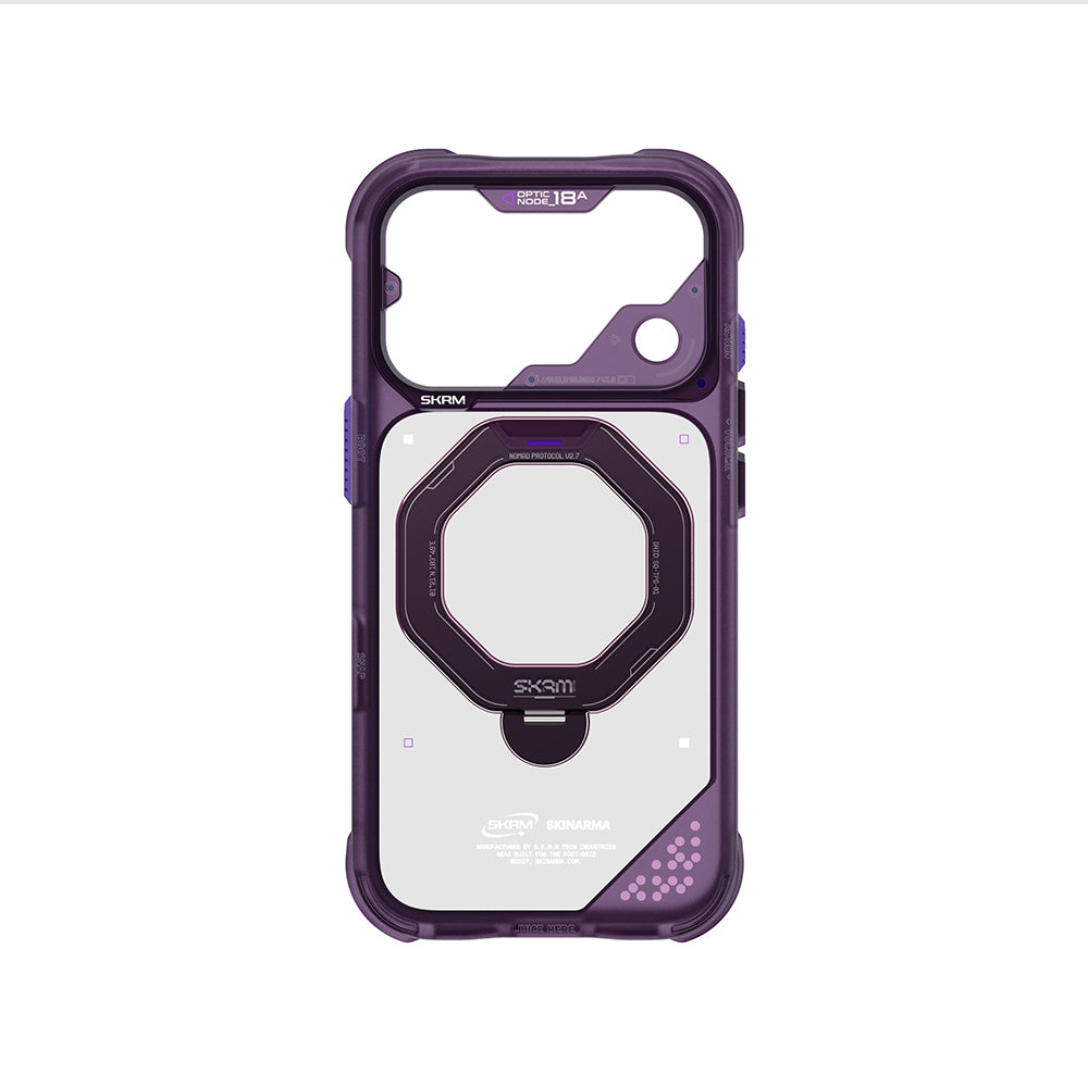 iPhone 18 Pro Max Kılıf M-safe Şarj Özellikli Standlı Skinarma Saturn Kılıf