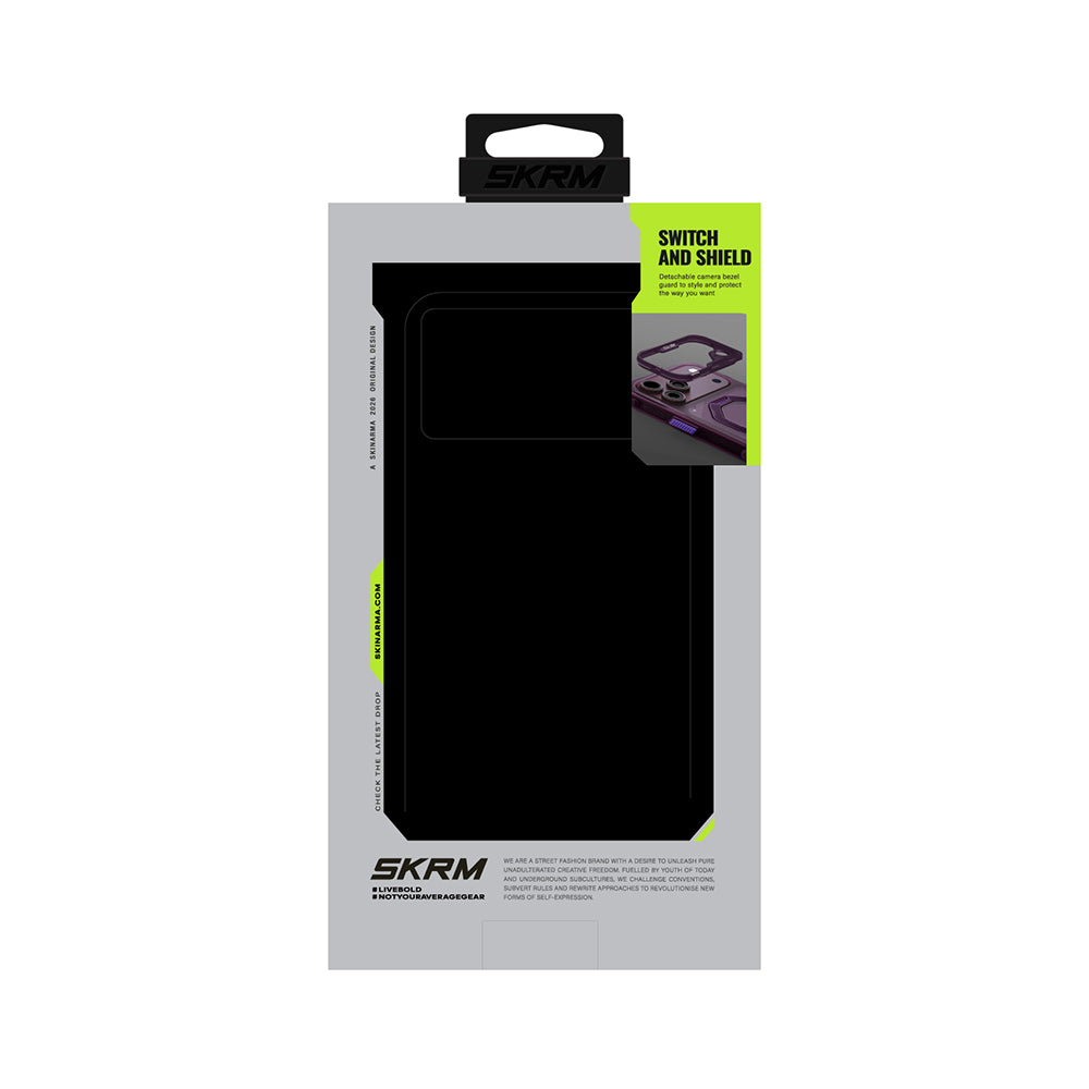 iPhone 18 Pro Max Kılıf M-safe Şarj Özellikli Standlı Skinarma Saturn Kılıf