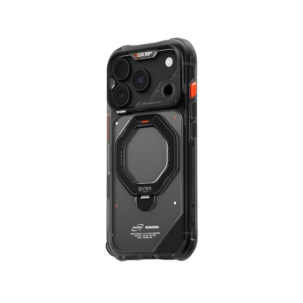 iPhone 18 Pro Max Kılıf M-safe Şarj Özellikli Standlı Skinarma Saturn Kılıf