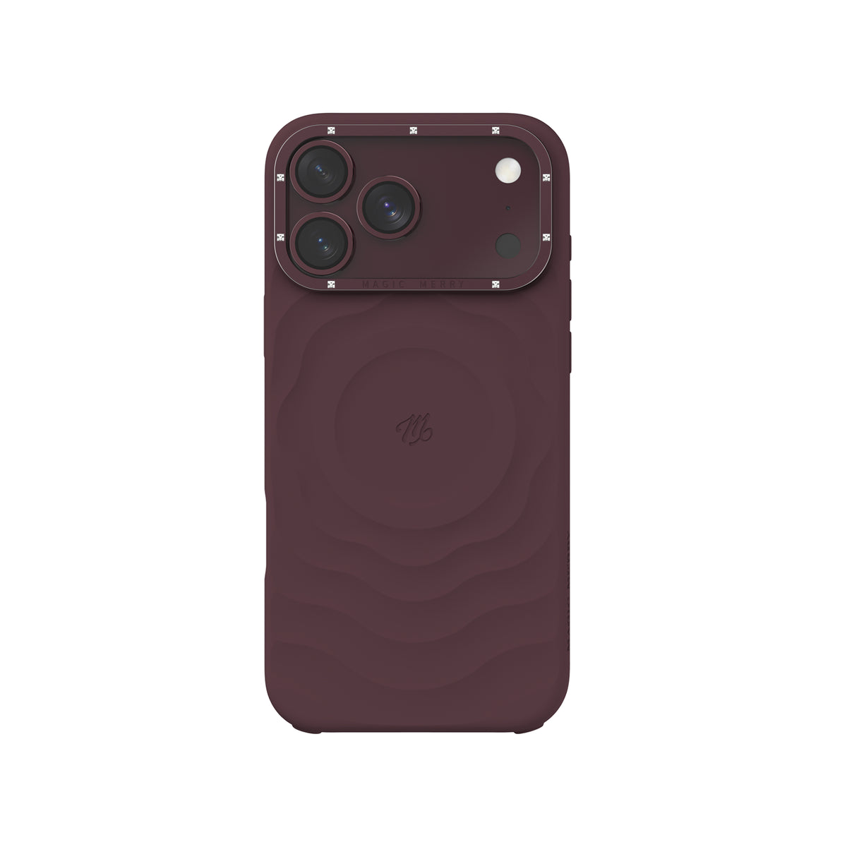 iPhone 18 Pro Max Kılıf M-safe Şarj Özellikli Wiwu Magic Merry Blossom Drift Serisi Kılıf