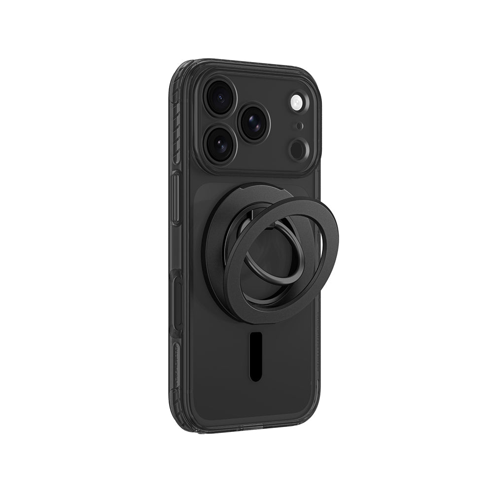 iPhone 18 Pro Max Kılıf M-safe Şarj Özellikli Yüzük Standlı Amazingthing Titan Pro Grip Ring Serisi Kılıf