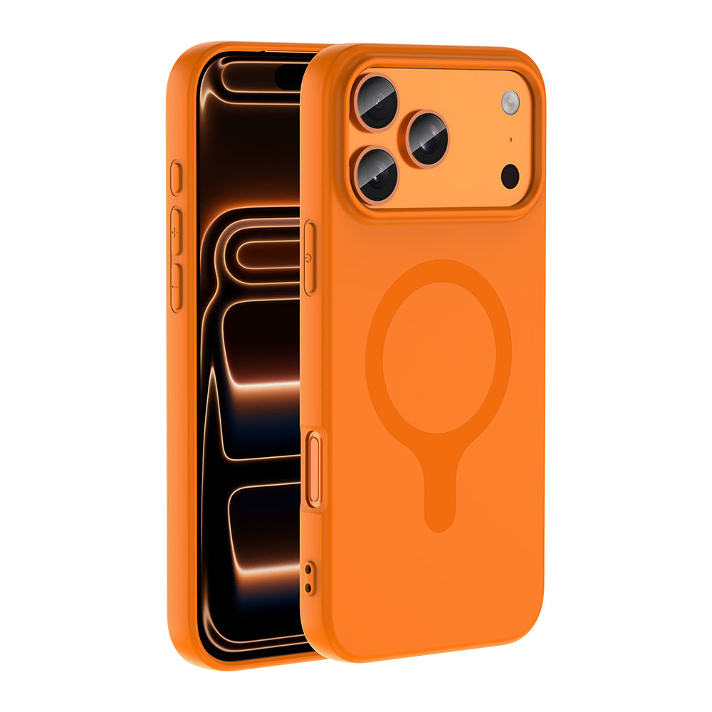 iPhone 18 Pro Max Kılıf M-Safe Şarj Özellikli Zore Aris Silikon Kılıf