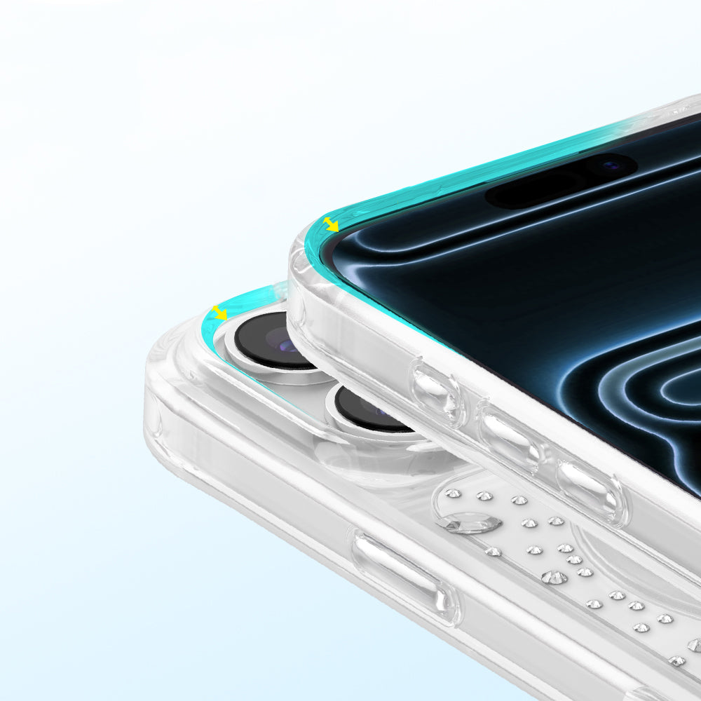 iPhone 18 Pro Max Kılıf M-Safe Şarj Özellikli Zore Paris Mova Sert PC Kılıf