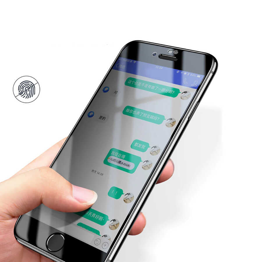 iPhone 6 Davin 5D Privacy Cam Ekran Koruyucu