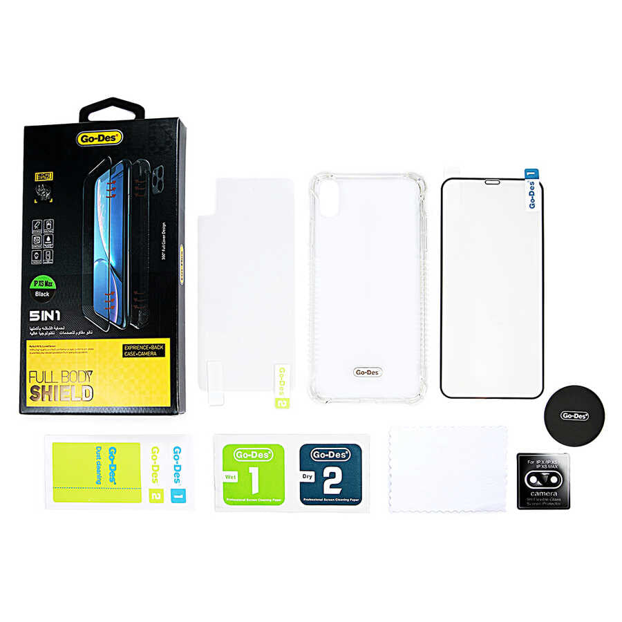 iPhone XS Max 6.5 Go Des 5 in 1 Full Body Shield