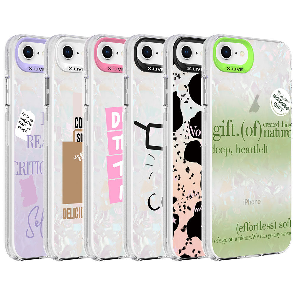 iPhone 7 Kılıf Mermer Desenli Zore Marbello Kılıf