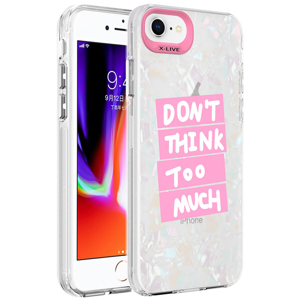iPhone 8 Kılıf Mermer Desenli Zore Marbello Kılıf