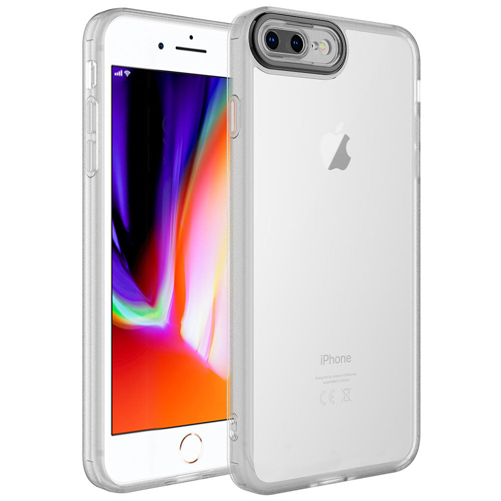 iPhone 8 Plus Kılıf Kamera Korumalı Transparan Zore Post Kılıf