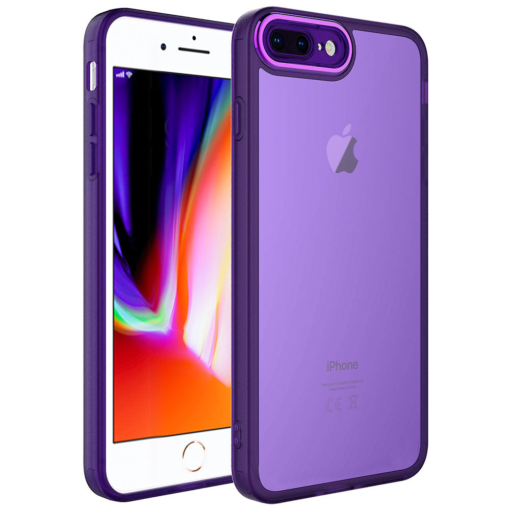 iPhone 8 Plus Kılıf Kamera Korumalı Transparan Zore Post Kılıf