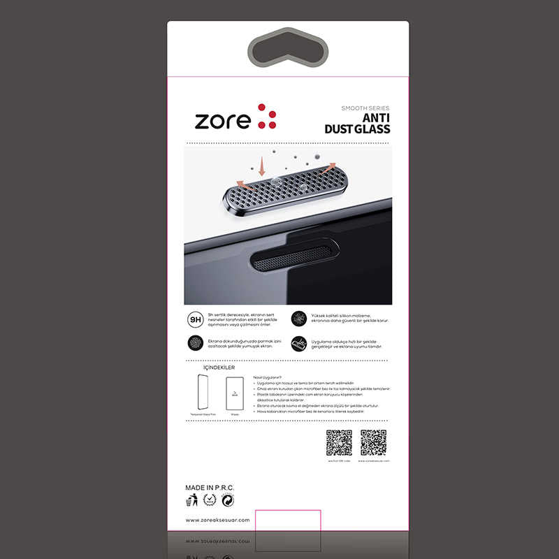 iPhone 8 Zore Anti-Dust Glass Temperli Ekran Koruyucu