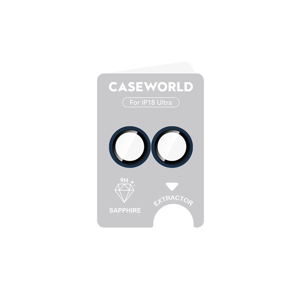 iPhone Duo CaseWorld Alloy One-Piece Serisi Anti Reflective Kamera Lens Koruyucu