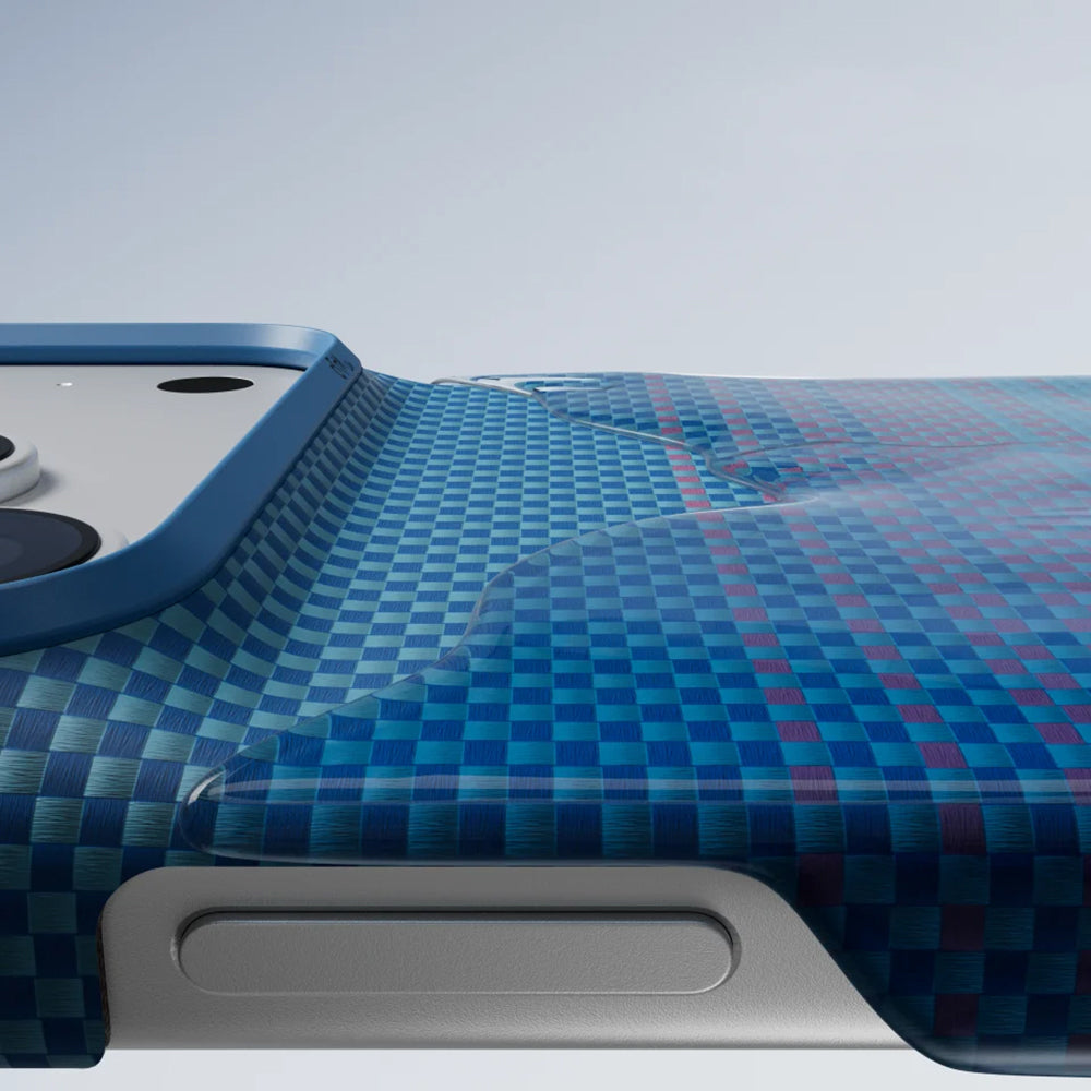 iPhone Duo Kılıf M-safe Şarj Özellikli Aramid Karbon Fiber Pitaka Moonrise 2.0 Nights Serisi Kılıf