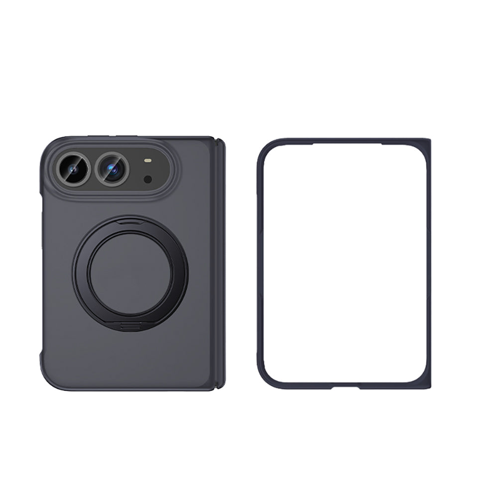 iPhone Duo Kılıf M-safe Şarj Özellikli Arkası Mat Sert PC Wlons Vena Standlı Kılıf