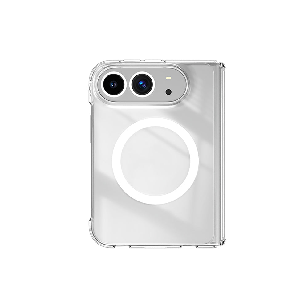 iPhone Duo Kılıf M-safe Şarj Özellikli Transparan Sert PC Wlons Pita Kılıf