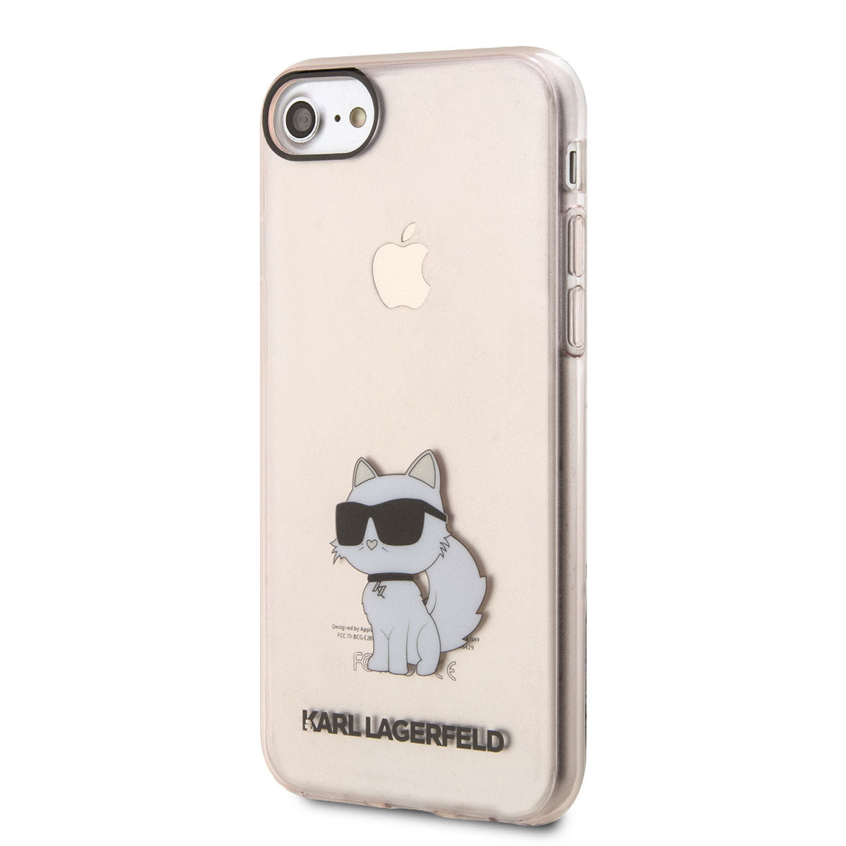 iPhone SE 2020 Kılıf Karl Lagerfeld Transparan Choupette Dizayn Kılıf