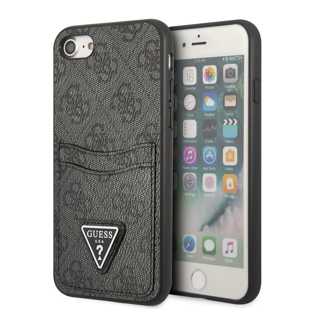 iPhone SE 2022 Kılıf GUESS Çift Kart Bölmeli Kılıf