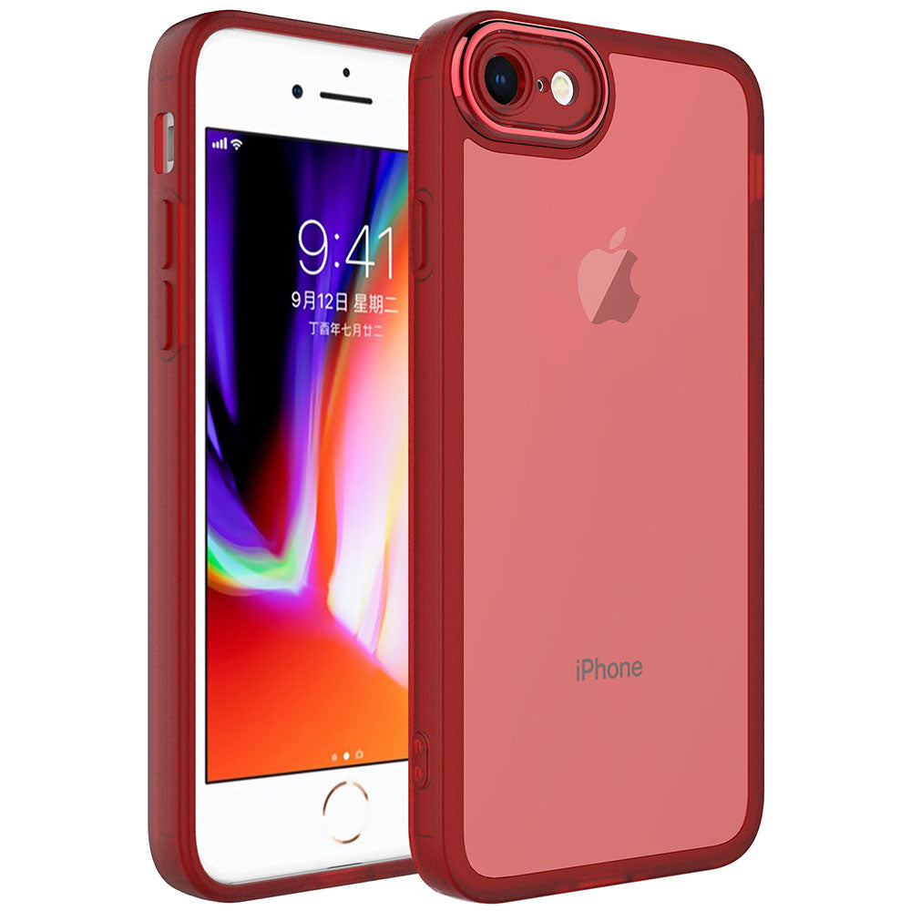 iPhone SE 2022 Kılıf Kamera Korumalı Transparan Zore Post Kılıf