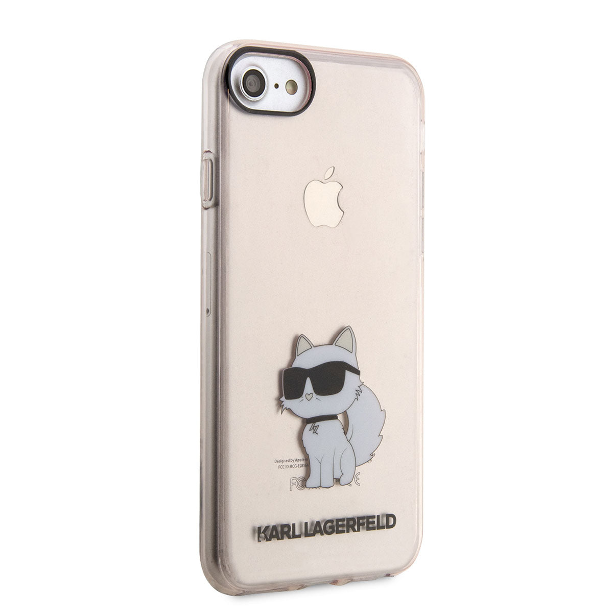 iPhone SE 2022 Kılıf Karl Lagerfeld Transparan Choupette Dizayn Kılıf