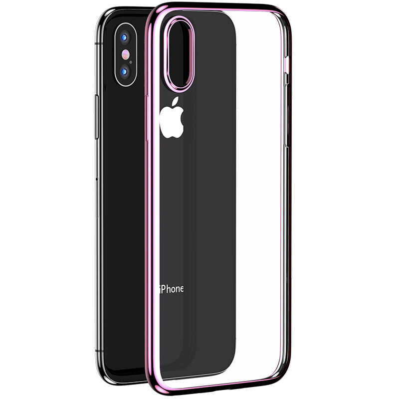 iPhone X Benks Magic Glitz Ultra-Thin Transparent Protective Soft Kılıf