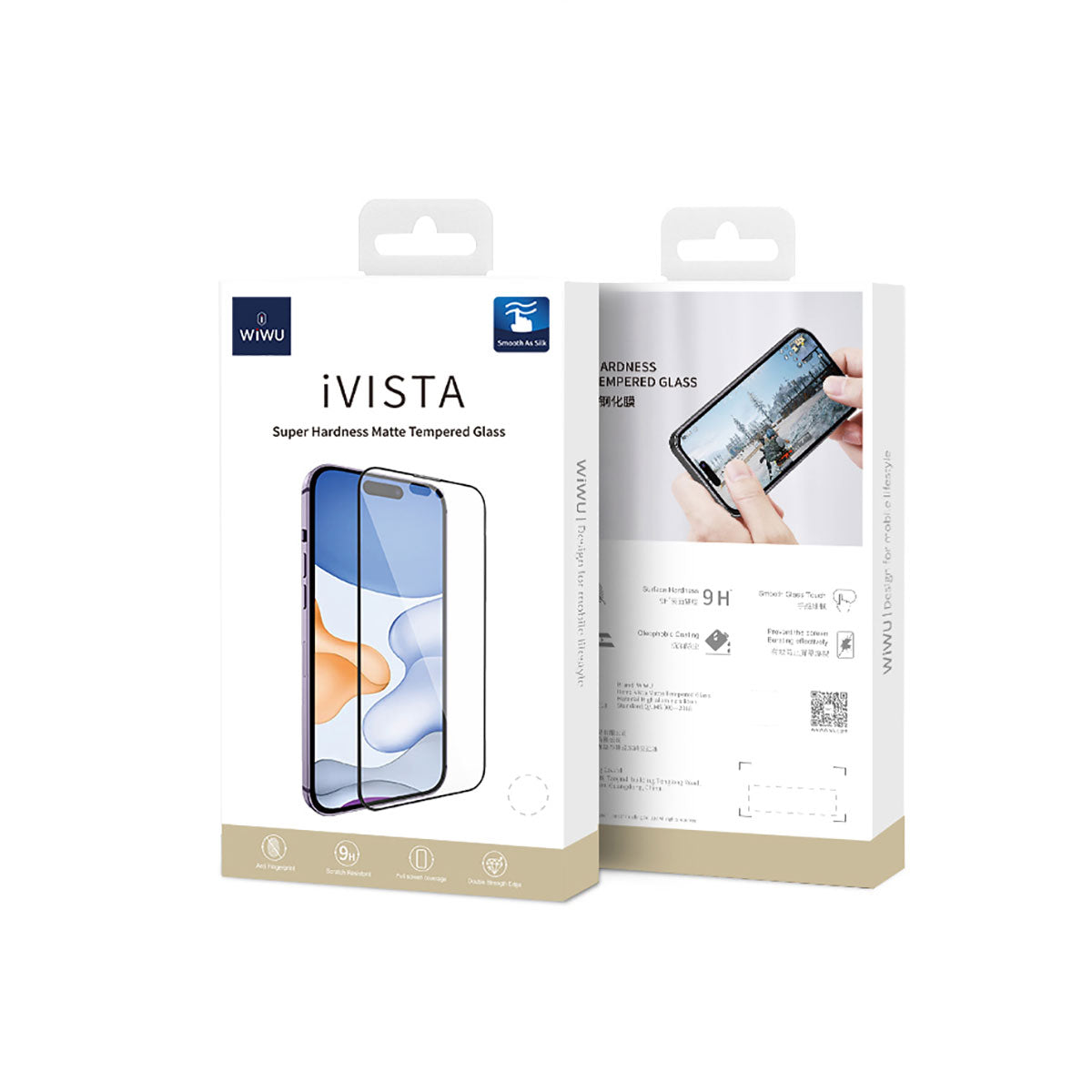 iPhone X Wiwu iVista Screen Matte Ultra Güçlü Temperli Mat Ekran Koruyucu