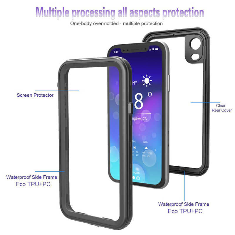 iPhone XR 6.1 Kılıf Zore 1-1 Su Geçirmez Kılıf