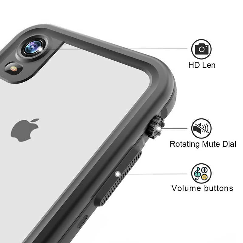iPhone XR 6.1 Kılıf Zore 1-1 Su Geçirmez Kılıf