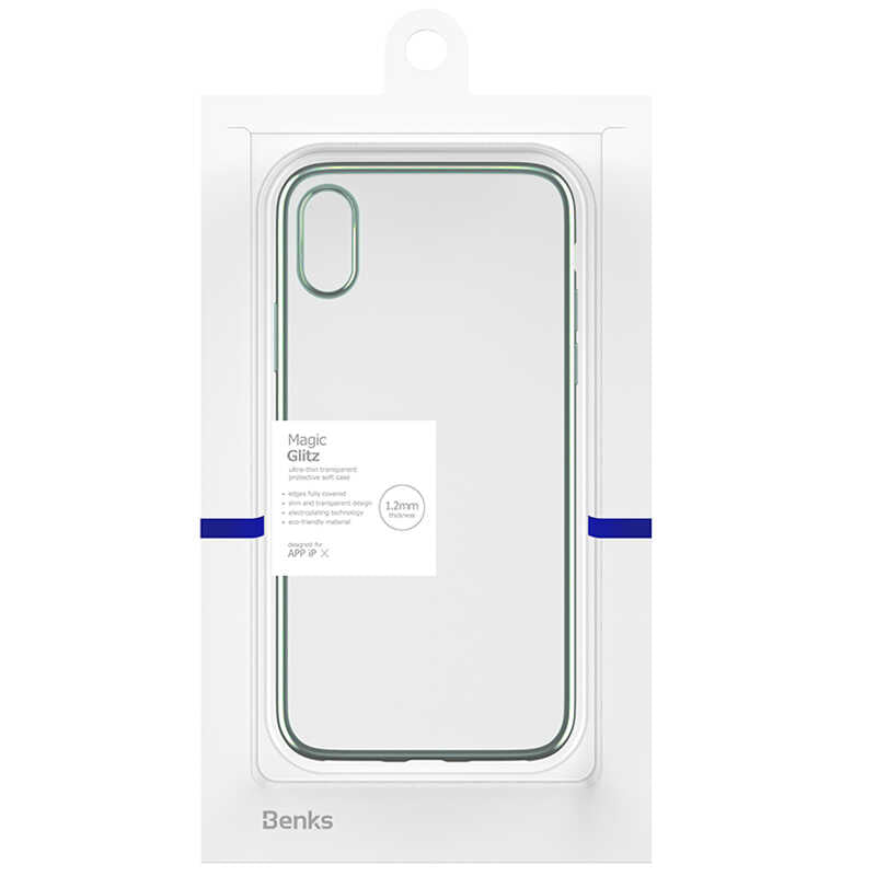 iPhone XS 5.8 Benks Magic Glitz Ultra-Thin Transparent Protective Soft Kılıf
