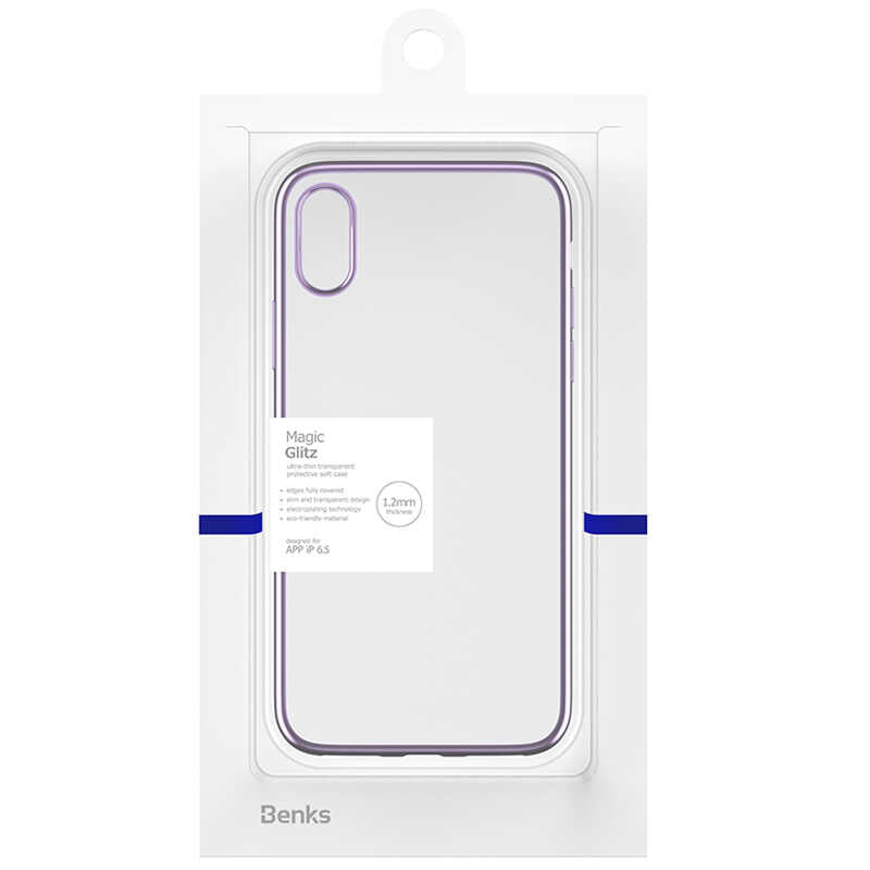 iPhone XS Max 6.5 Benks Magic Glitz Ultra-Thin Transparent Protective Soft Kılıf
