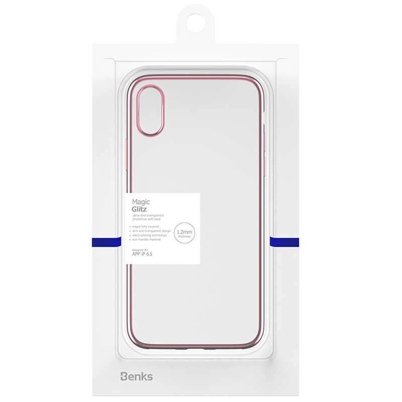 iPhone XS Max 6.5 Benks Magic Glitz Ultra-Thin Transparent Protective Soft Kılıf