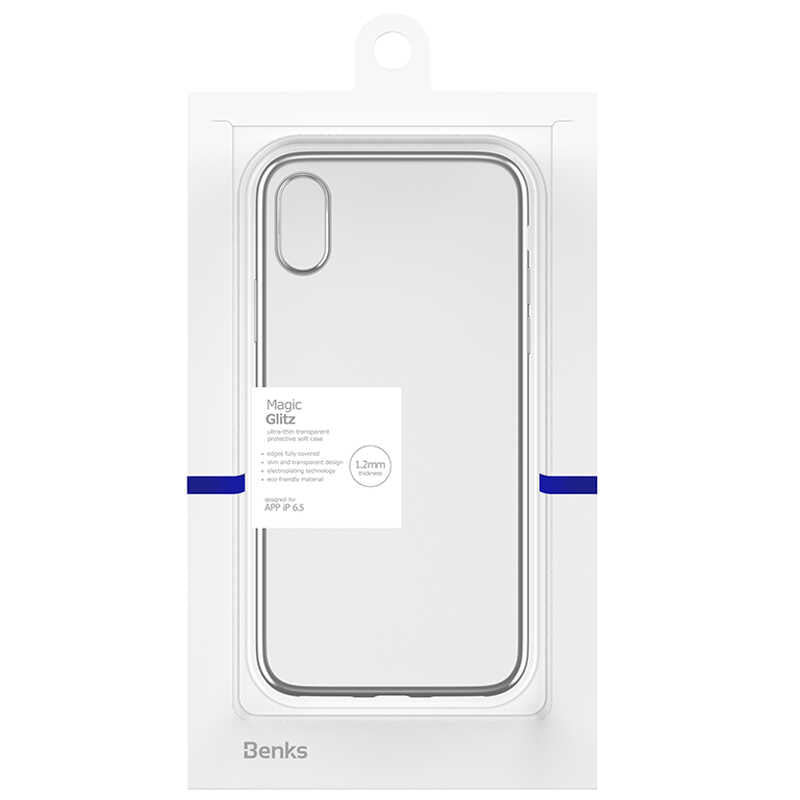 iPhone XS Max 6.5 Benks Magic Glitz Ultra-Thin Transparent Protective Soft Kılıf