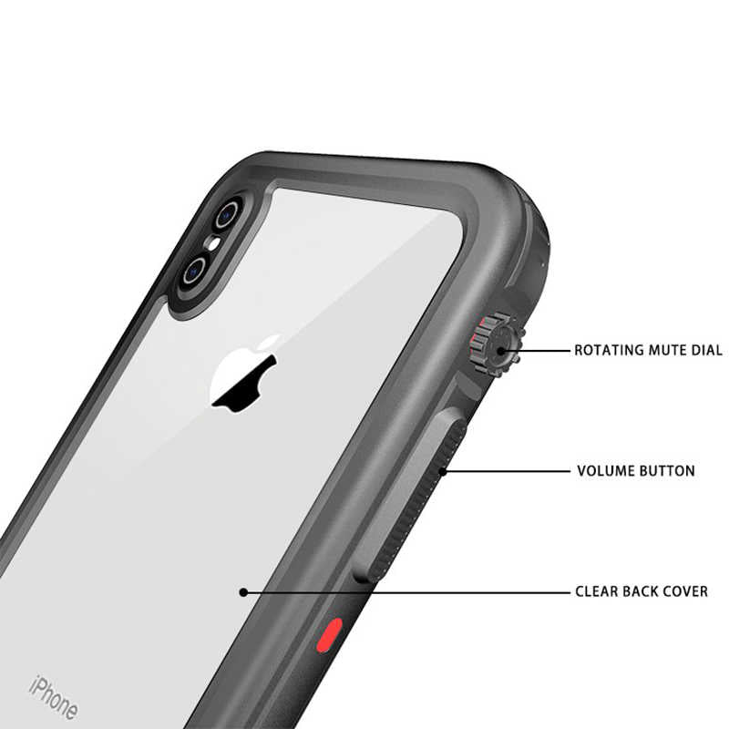 iPhone XS Max 6.5 Kılıf Zore 1-1 Su Geçirmez Kılıf