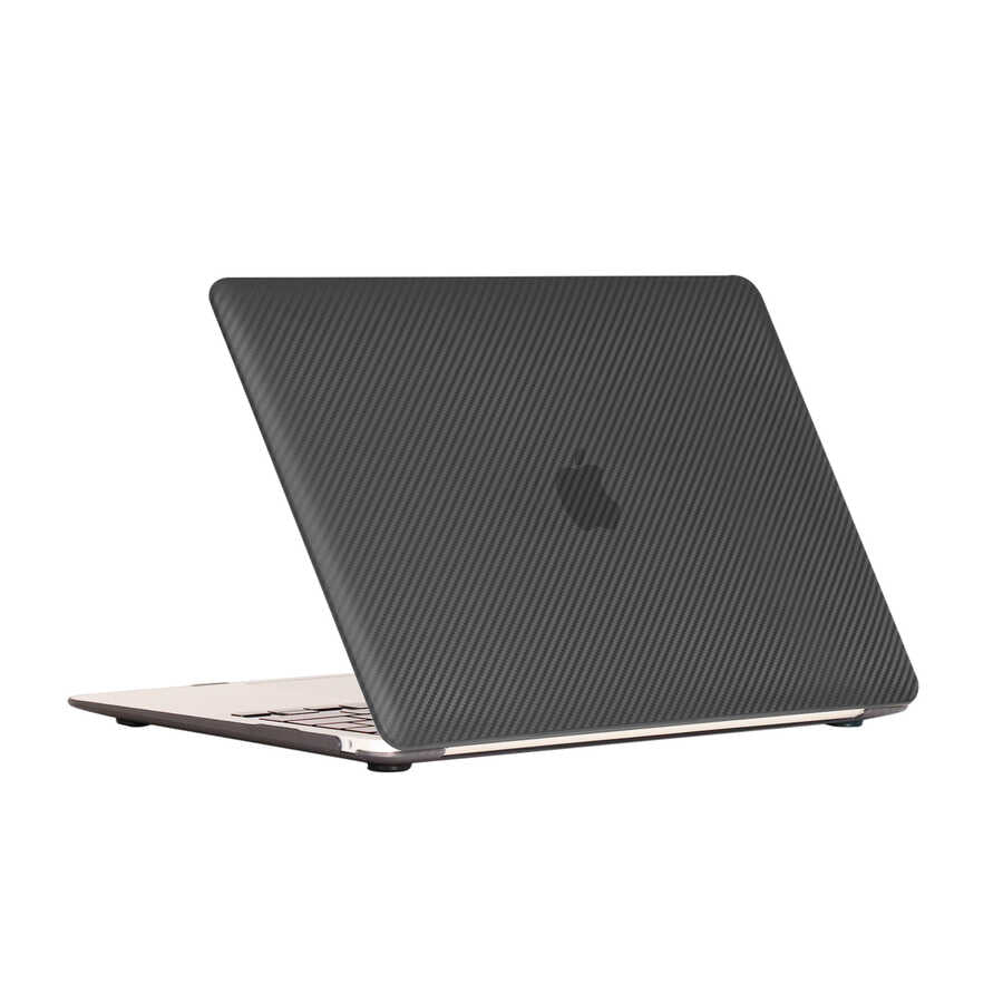 Macbook 13.3' Air 2020 A2337 Zore MSoft Carbon Fiber Tasarımlı Kılıf