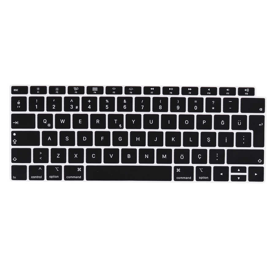 Macbook 13.3' Air A1932 Zore Klavye Koruyucu Silikon Ped