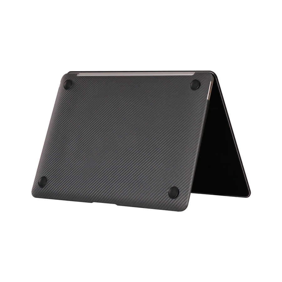 Macbook 13.3' Pro 2020 A2338 Zore MSoft Carbon Fiber Tasarımlı Kılıf