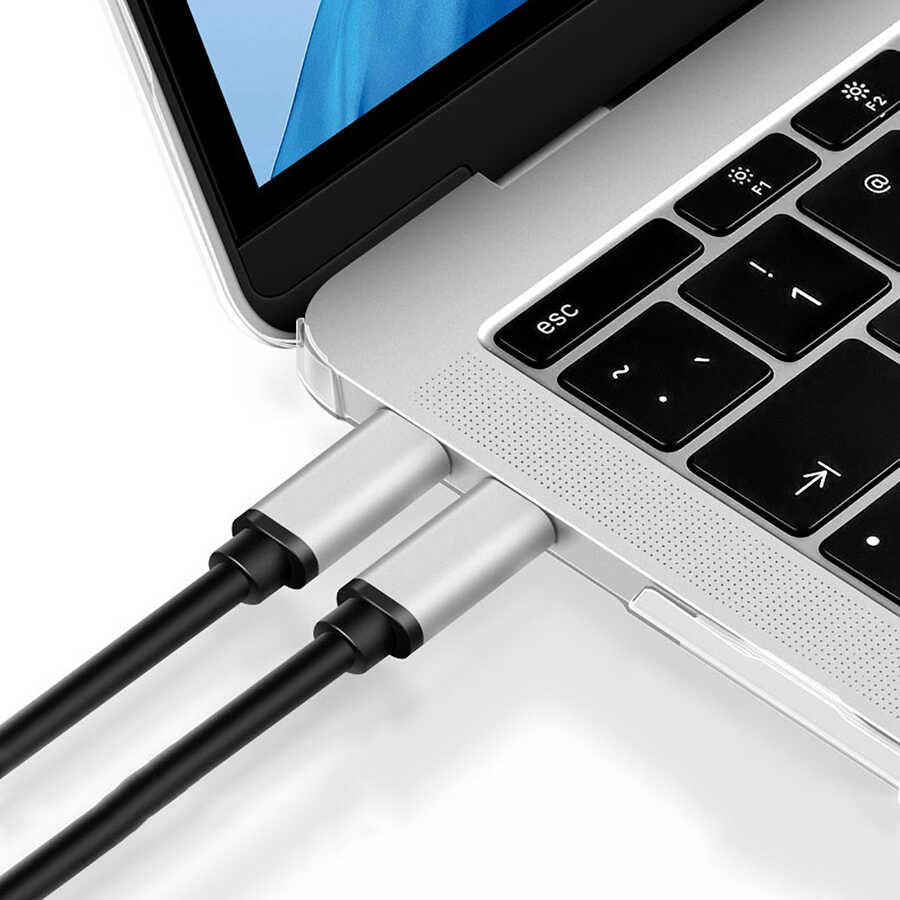 Macbook 13.3' Pro 2022 M2 Wiwu Ultra İnce Sararmayan Şeffaf MacBook Crystal iShield Kılıf