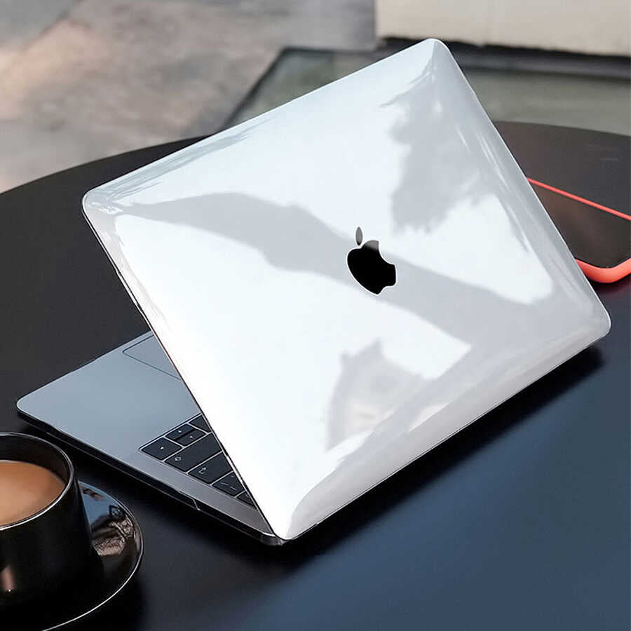 Macbook 13.6' Air 2022 M2 Wiwu Ultra İnce Sararmayan Şeffaf MacBook Crystal iShield Kılıf
