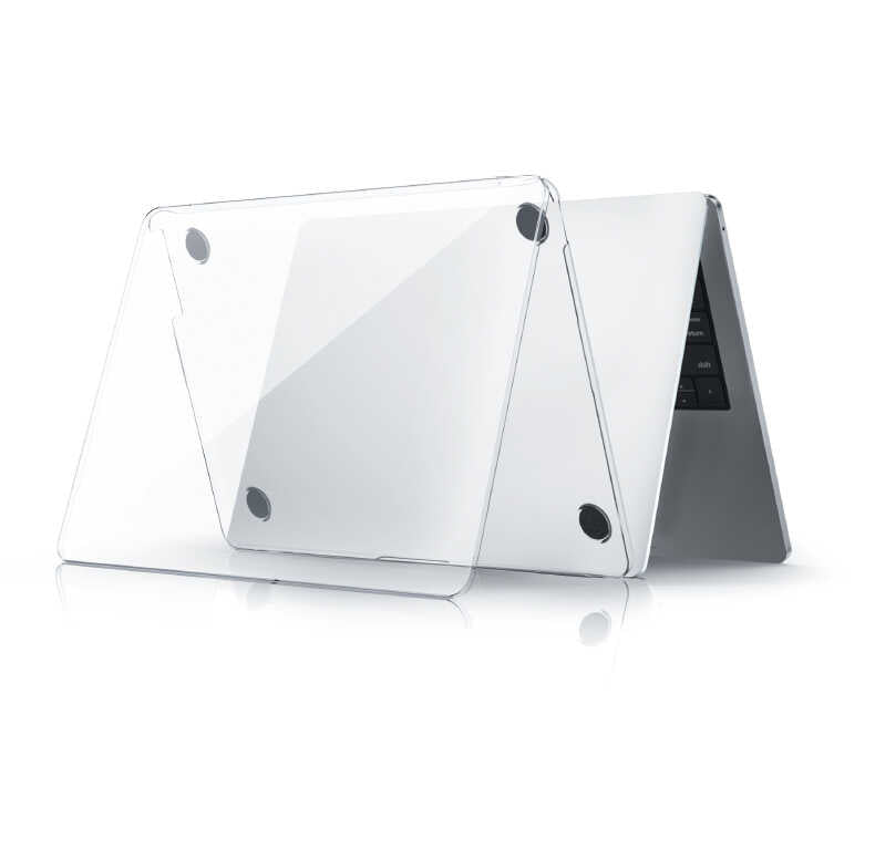 Macbook 13.6' Air 2022 M2 Wiwu Ultra İnce Sararmayan Şeffaf MacBook Crystal iShield Kılıf