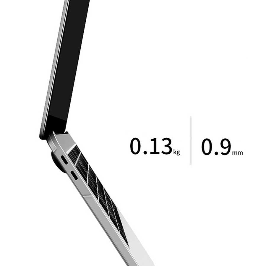 Macbook 13.6' Air 2022 M2 Wiwu Ultra İnce Sararmayan Şeffaf MacBook Crystal iShield Kılıf