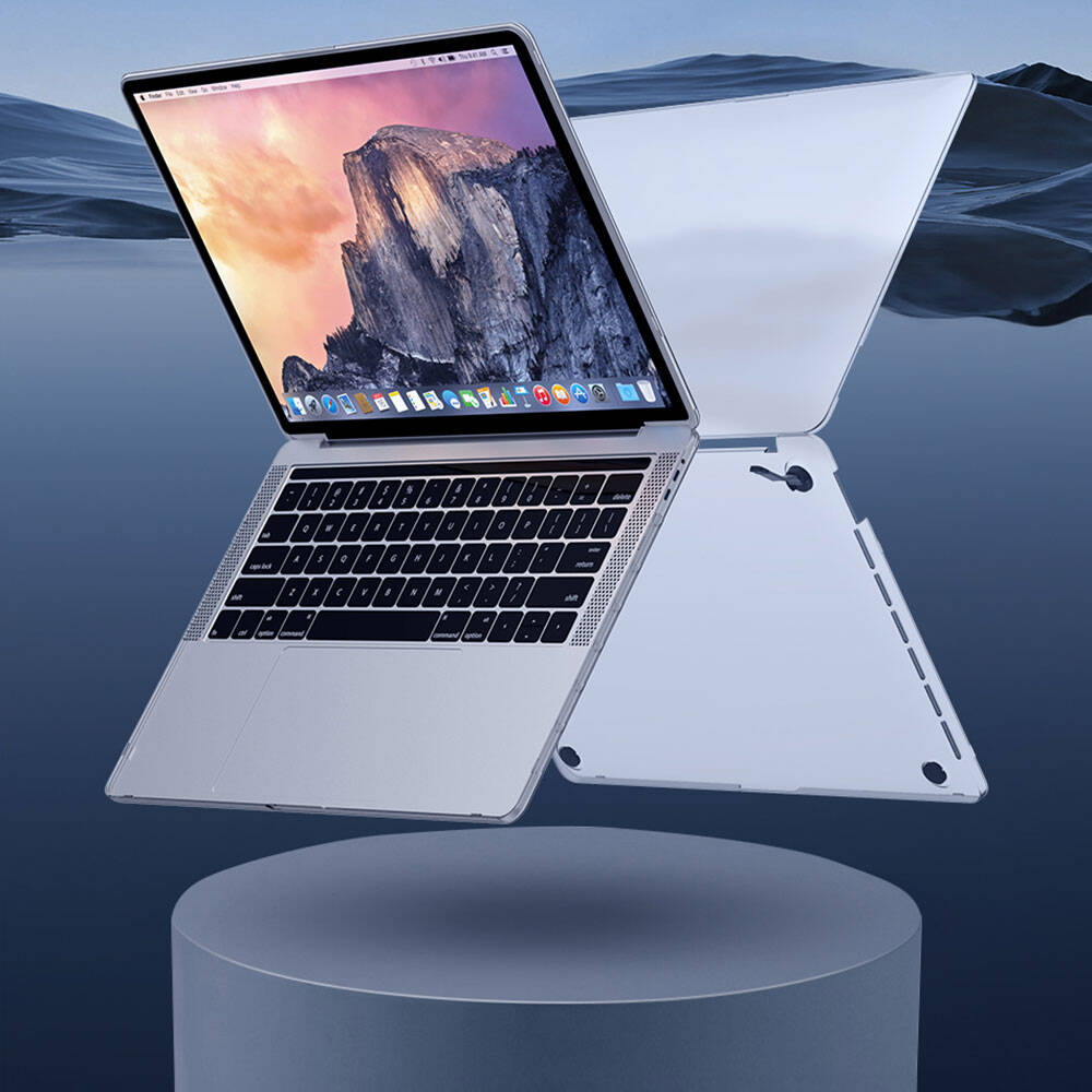 Macbook 13.6" Air M3 A3113 Wiwu Macbook iShield Standlı Shield Kılıf