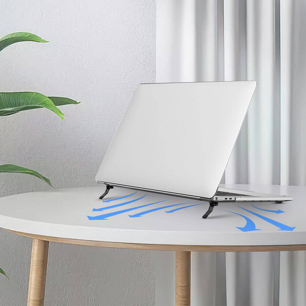 Macbook 15" Air M2 2024 A2941 Wiwu Macbook iShield Standlı Shield Kılıf