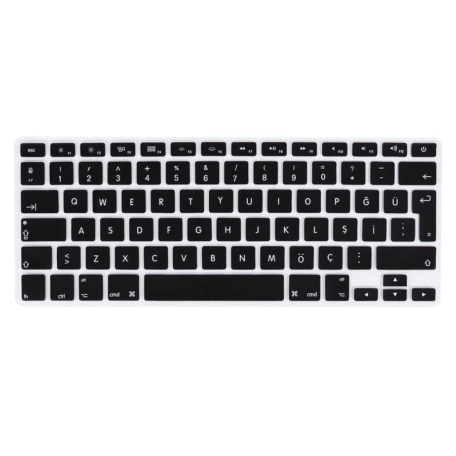 Macbook Air 13' 2017 A1466 Zore Klavye Koruyucu Silikon Ped