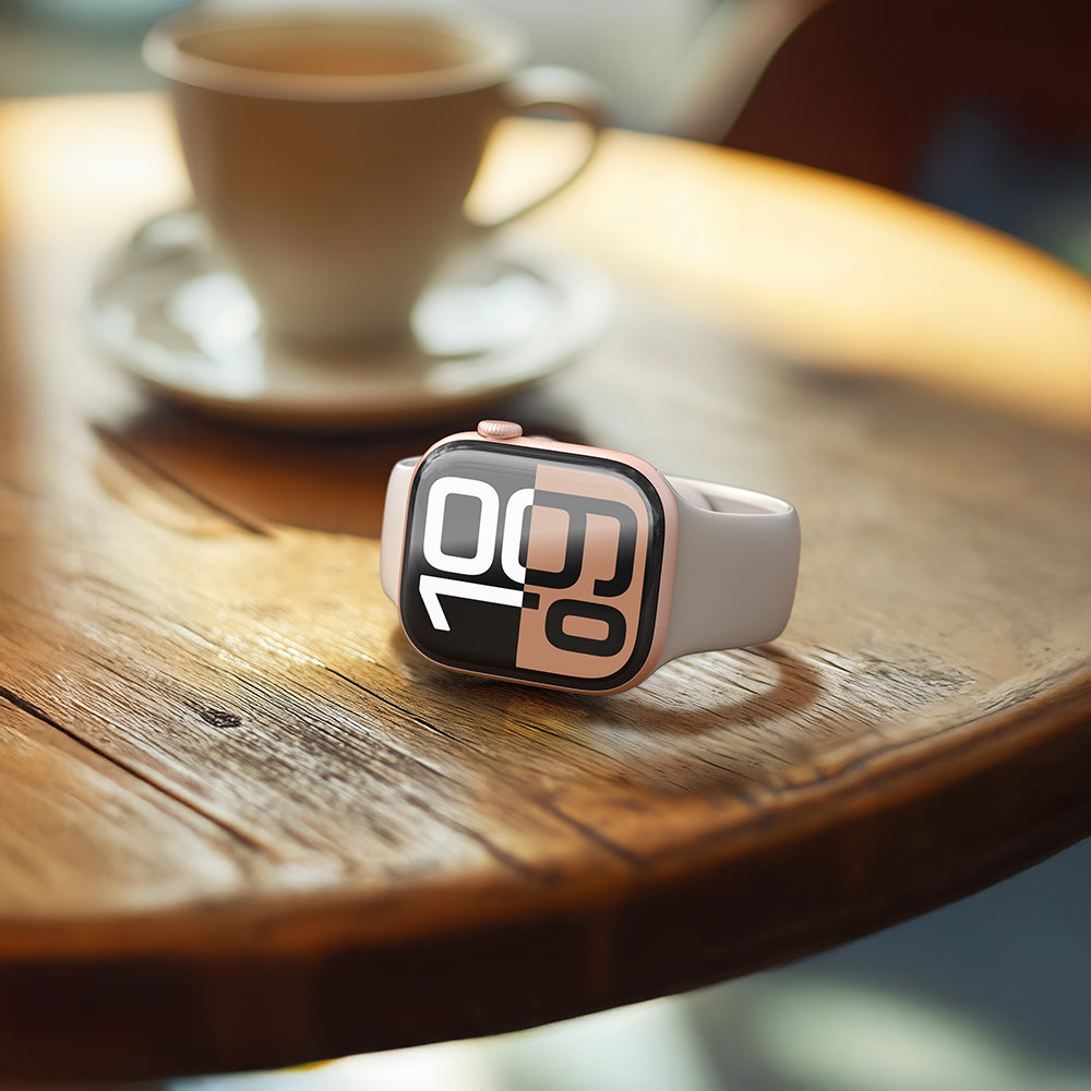 Watch 10 42mm Amazingthing Radix Protective Parmak İzi Bırakmayan HD Ekran Koruyucu Film + Kolay Uygulama Aparatı